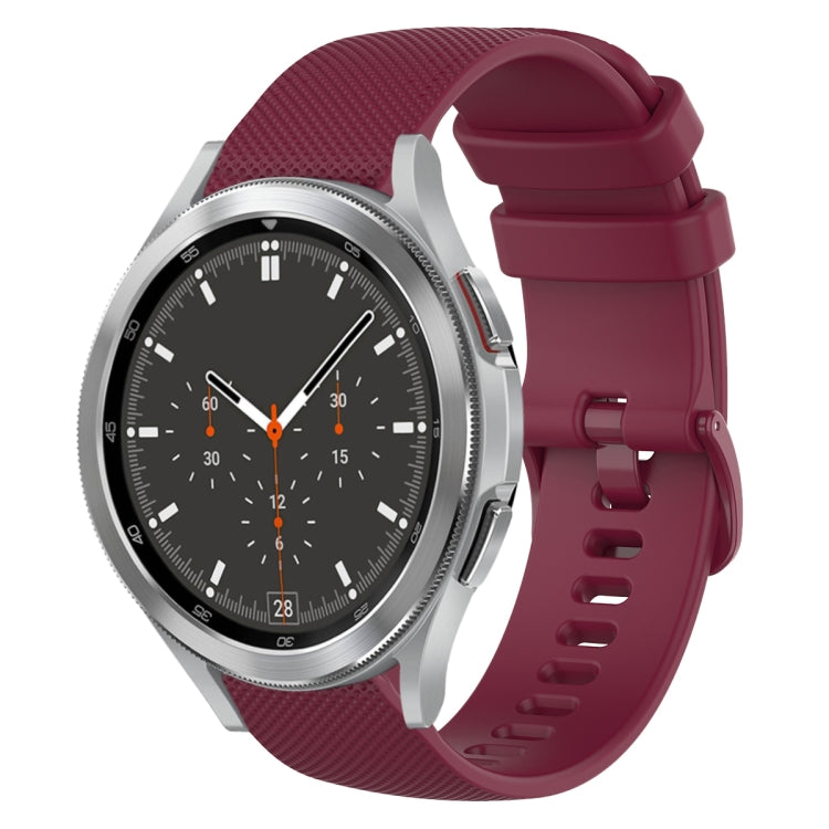Cinturino in silicone tinta unita scozzese da 20 mm, For Samsung Galaxy Watch4 44mm, For Samsung Galaxy Watch4 Classic 46mm