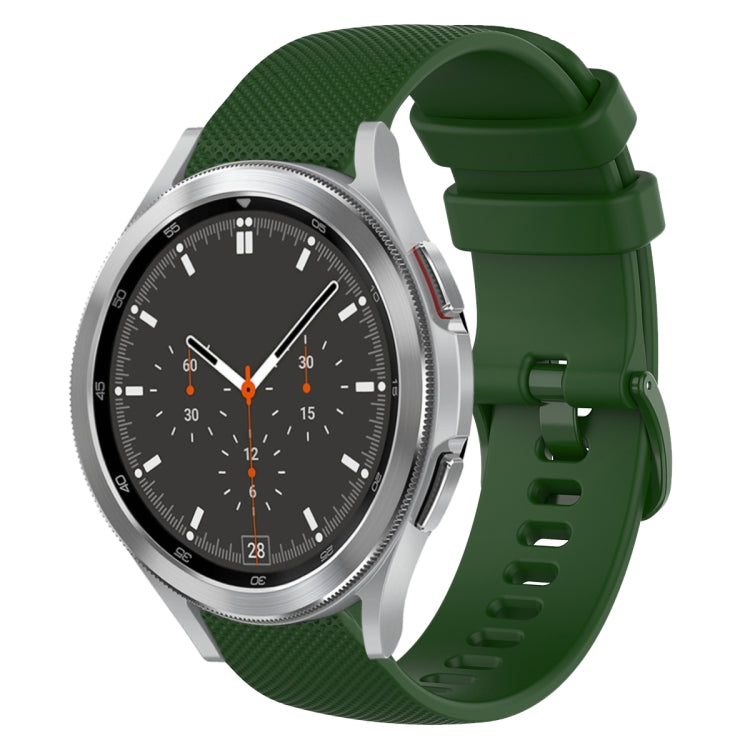 Cinturino in silicone tinta unita scozzese da 20 mm, For Samsung Galaxy Watch4 44mm, For Samsung Galaxy Watch4 Classic 46mm