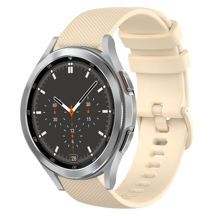 Cinturino in silicone tinta unita scozzese da 20 mm, For Samsung Galaxy Watch4 44mm, For Samsung Galaxy Watch4 Classic 46mm