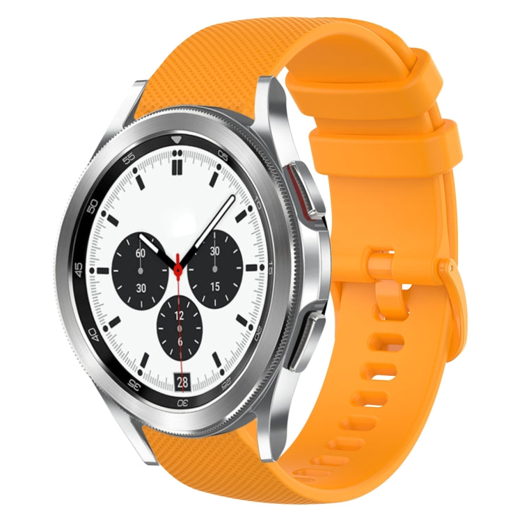 Cinturino in silicone tinta unita scozzese da 20 mm, For Samsung Galaxy Watch4 Classic 42mm, For Samsung Galaxy Watch Active 2