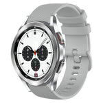 Cinturino in silicone tinta unita scozzese da 20 mm, For Samsung Galaxy Watch4 Classic 42mm, For Samsung Galaxy Watch Active 2
