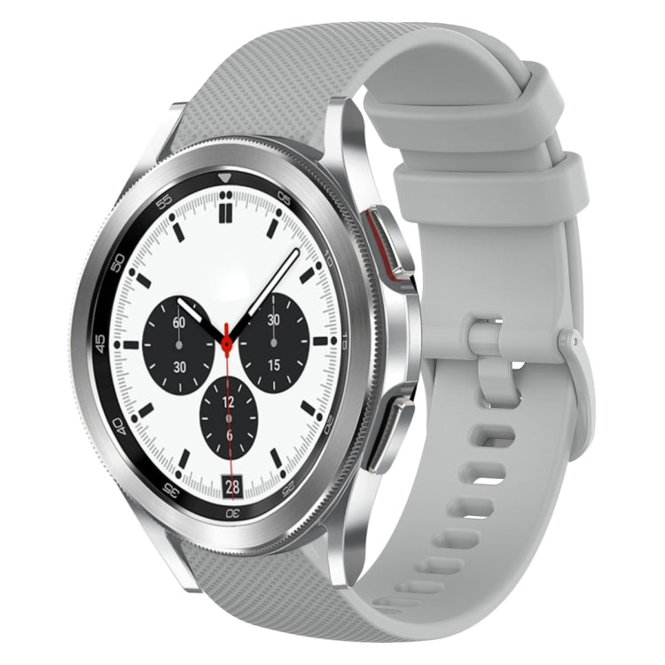 Cinturino in silicone tinta unita scozzese da 20 mm, For Samsung Galaxy Watch4 Classic 42mm, For Samsung Galaxy Watch Active 2