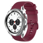 Cinturino in silicone tinta unita scozzese da 20 mm, For Samsung Galaxy Watch4 Classic 42mm, For Samsung Galaxy Watch Active 2