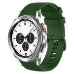 Cinturino in silicone tinta unita scozzese da 20 mm, For Samsung Galaxy Watch4 Classic 42mm, For Samsung Galaxy Watch Active 2