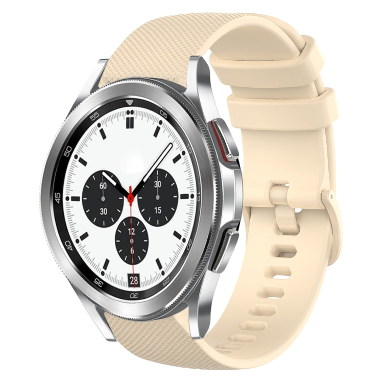 Cinturino in silicone tinta unita scozzese da 20 mm, For Samsung Galaxy Watch4 Classic 42mm, For Samsung Galaxy Watch Active 2
