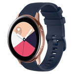 Cinturino in silicone tinta unita scozzese da 20 mm, For Samsung Galaxy Watch4 Classic 42mm, For Samsung Galaxy Watch Active 2
