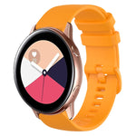 Cinturino in silicone tinta unita scozzese da 20 mm, For Samsung Galaxy Watch4 Classic 42mm, For Samsung Galaxy Watch Active 2