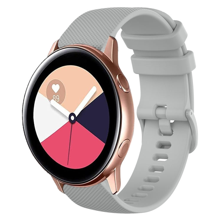 Cinturino in silicone tinta unita scozzese da 20 mm, For Samsung Galaxy Watch4 Classic 42mm, For Samsung Galaxy Watch Active 2