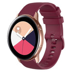 Cinturino in silicone tinta unita scozzese da 20 mm, For Samsung Galaxy Watch4 Classic 42mm, For Samsung Galaxy Watch Active 2