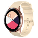 Cinturino in silicone tinta unita scozzese da 20 mm, For Samsung Galaxy Watch4 Classic 42mm, For Samsung Galaxy Watch Active 2