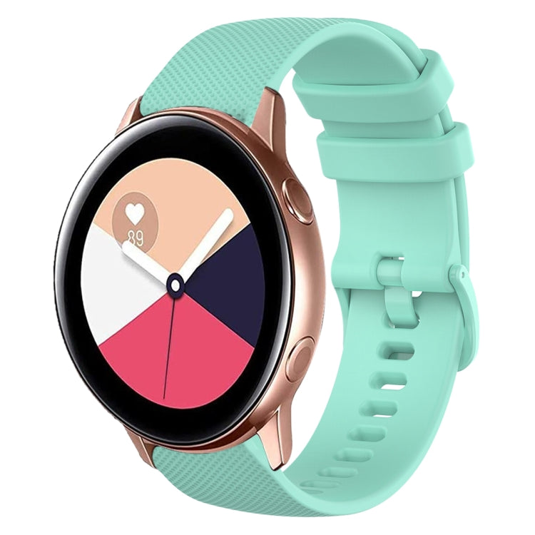 Cinturino in silicone tinta unita scozzese da 20 mm, For Samsung Galaxy Watch4 Classic 42mm, For Samsung Galaxy Watch Active 2