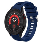 Cinturino per orologio in silicone tinta unita twill da 20 mm, For Samsung Galaxy Watch5 40mm, For Samsung Galaxy Watch5 44mm