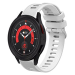 Cinturino per orologio in silicone tinta unita twill da 20 mm, For Samsung Galaxy Watch5 40mm, For Samsung Galaxy Watch5 44mm