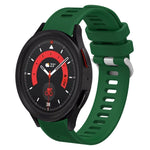 Cinturino per orologio in silicone tinta unita twill da 20 mm, For Samsung Galaxy Watch5 40mm, For Samsung Galaxy Watch5 44mm