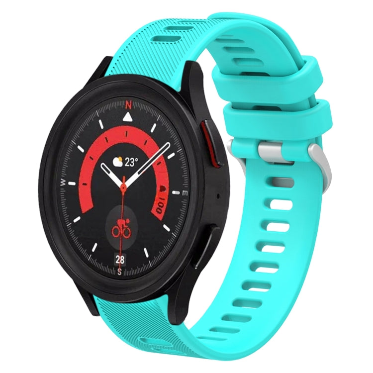 Cinturino per orologio in silicone tinta unita twill da 20 mm, For Samsung Galaxy Watch5 40mm, For Samsung Galaxy Watch5 44mm