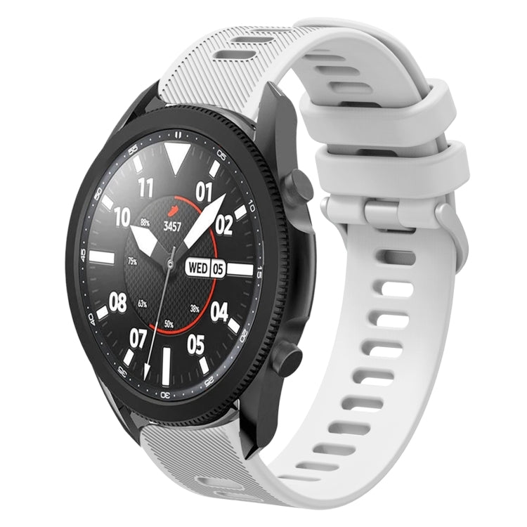 Cinturino per orologio in silicone tinta unita twill da 20 mm, For Samsung Galaxy Watch5 Pro  45mm, For Samsung Galaxy Watch4 40mm