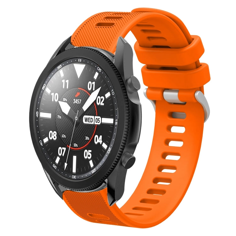 Cinturino per orologio in silicone tinta unita twill da 20 mm, For Samsung Galaxy Watch5 Pro  45mm, For Samsung Galaxy Watch4 40mm
