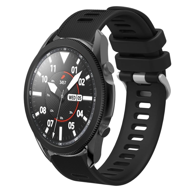 Cinturino per orologio in silicone tinta unita twill da 20 mm, For Samsung Galaxy Watch5 Pro  45mm, For Samsung Galaxy Watch4 40mm