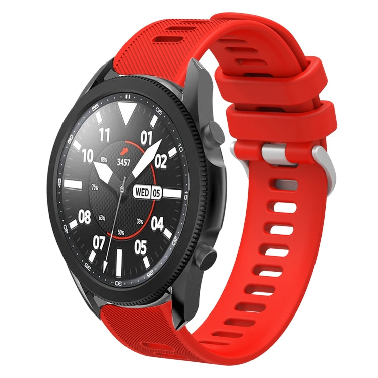 Cinturino per orologio in silicone tinta unita twill da 20 mm, For Samsung Galaxy Watch5 Pro  45mm, For Samsung Galaxy Watch4 40mm
