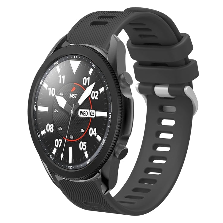 Cinturino per orologio in silicone tinta unita twill da 20 mm, For Samsung Galaxy Watch5 Pro  45mm, For Samsung Galaxy Watch4 40mm