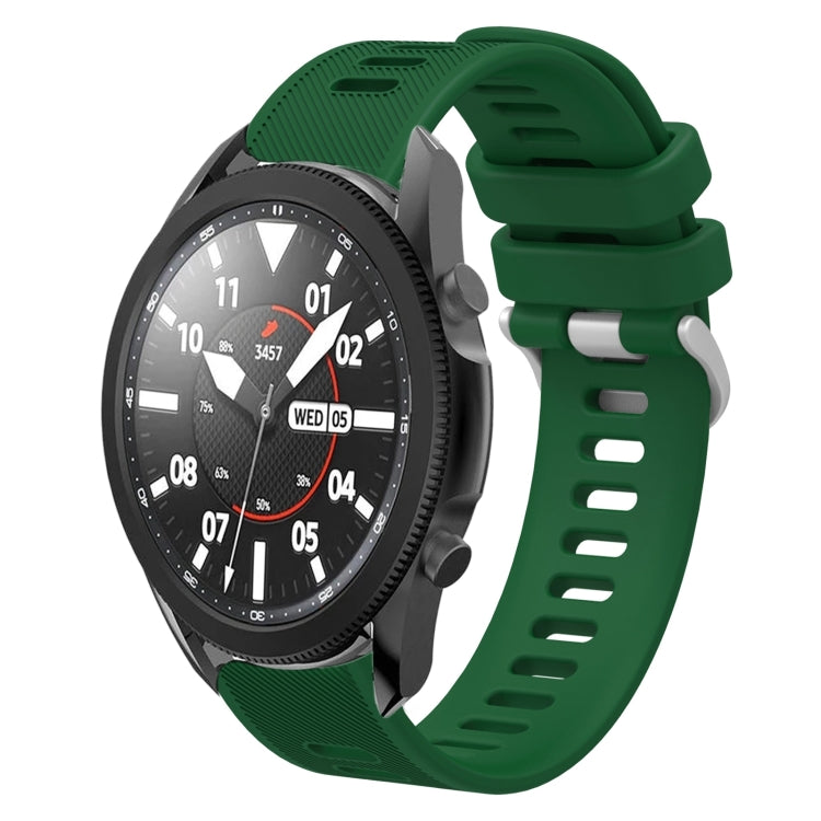 Cinturino per orologio in silicone tinta unita twill da 20 mm, For Samsung Galaxy Watch5 Pro  45mm, For Samsung Galaxy Watch4 40mm