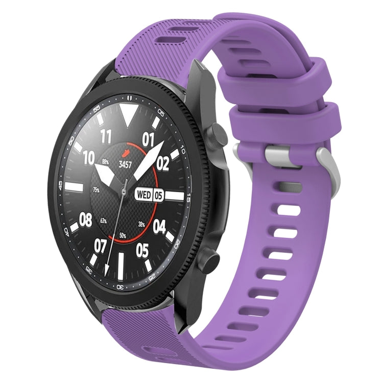 Cinturino per orologio in silicone tinta unita twill da 20 mm, For Samsung Galaxy Watch5 Pro  45mm, For Samsung Galaxy Watch4 40mm
