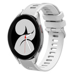 Cinturino per orologio in silicone tinta unita twill da 20 mm, For Samsung Galaxy Watch5 Pro  45mm, For Samsung Galaxy Watch4 40mm