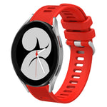 Cinturino per orologio in silicone tinta unita twill da 20 mm, For Samsung Galaxy Watch5 Pro  45mm, For Samsung Galaxy Watch4 40mm