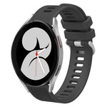 Cinturino per orologio in silicone tinta unita twill da 20 mm, For Samsung Galaxy Watch5 Pro  45mm, For Samsung Galaxy Watch4 40mm