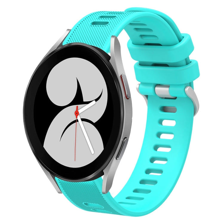 Cinturino per orologio in silicone tinta unita twill da 20 mm, For Samsung Galaxy Watch5 Pro  45mm, For Samsung Galaxy Watch4 40mm