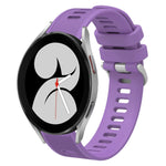 Cinturino per orologio in silicone tinta unita twill da 20 mm, For Samsung Galaxy Watch5 Pro  45mm, For Samsung Galaxy Watch4 40mm