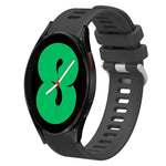 Cinturino per orologio in silicone tinta unita twill da 20 mm, For Samsung Galaxy Watch4 44mm, For Samsung Galaxy Watch4 Classic 46mm