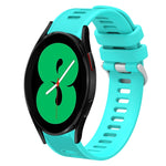 Cinturino per orologio in silicone tinta unita twill da 20 mm, For Samsung Galaxy Watch4 44mm, For Samsung Galaxy Watch4 Classic 46mm