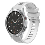 Cinturino per orologio in silicone tinta unita twill da 20 mm, For Samsung Galaxy Watch4 44mm, For Samsung Galaxy Watch4 Classic 46mm