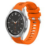 Cinturino per orologio in silicone tinta unita twill da 20 mm, For Samsung Galaxy Watch4 44mm, For Samsung Galaxy Watch4 Classic 46mm
