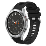 Cinturino per orologio in silicone tinta unita twill da 20 mm, For Samsung Galaxy Watch4 44mm, For Samsung Galaxy Watch4 Classic 46mm