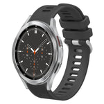 Cinturino per orologio in silicone tinta unita twill da 20 mm, For Samsung Galaxy Watch4 44mm, For Samsung Galaxy Watch4 Classic 46mm