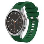 Cinturino per orologio in silicone tinta unita twill da 20 mm, For Samsung Galaxy Watch4 44mm, For Samsung Galaxy Watch4 Classic 46mm
