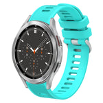 Cinturino per orologio in silicone tinta unita twill da 20 mm, For Samsung Galaxy Watch4 44mm, For Samsung Galaxy Watch4 Classic 46mm