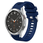 Cinturino per orologio in silicone tinta unita twill da 20 mm, For Samsung Galaxy Watch4 44mm, For Samsung Galaxy Watch4 Classic 46mm