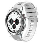 Cinturino per orologio in silicone tinta unita twill da 20 mm, For Samsung Galaxy Watch4 Classic 42mm, For Samsung Galaxy Watch Active 2