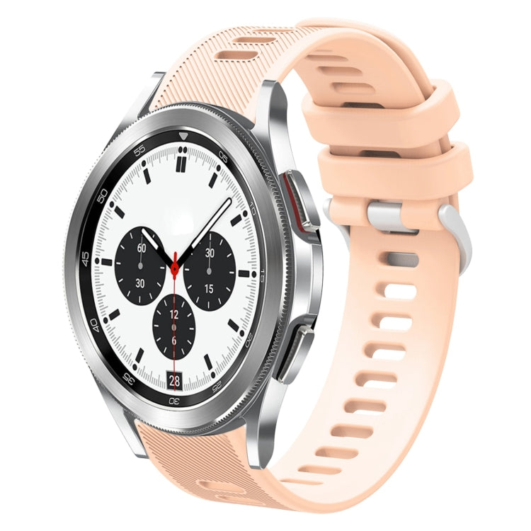 Cinturino per orologio in silicone tinta unita twill da 20 mm, For Samsung Galaxy Watch4 Classic 42mm, For Samsung Galaxy Watch Active 2
