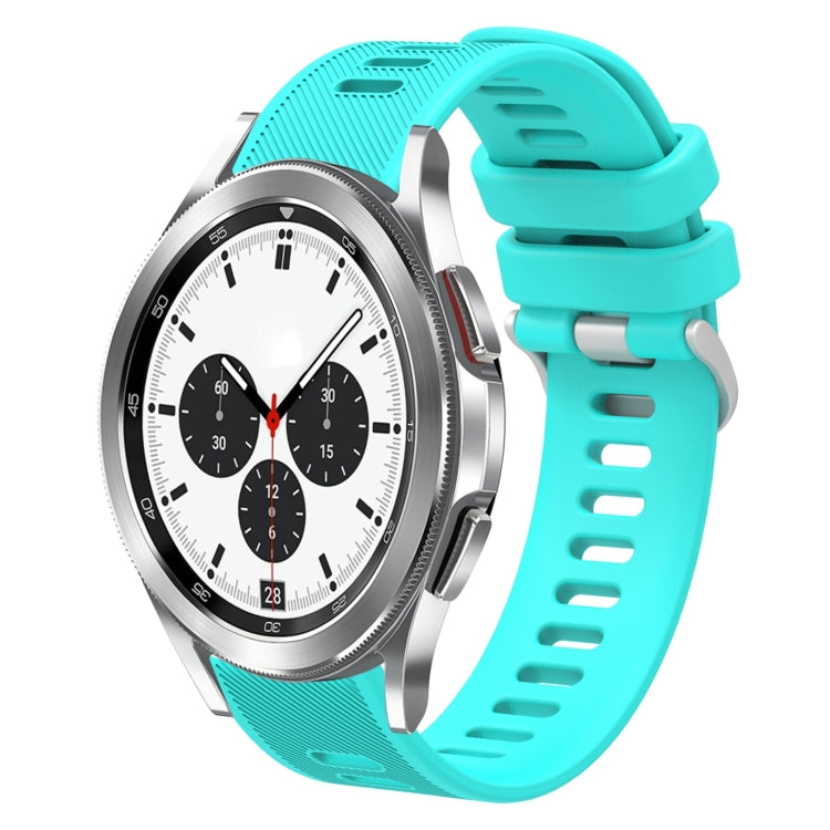 Cinturino per orologio in silicone tinta unita twill da 20 mm, For Samsung Galaxy Watch4 Classic 42mm, For Samsung Galaxy Watch Active 2