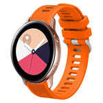 Cinturino per orologio in silicone tinta unita twill da 20 mm, For Samsung Galaxy Watch4 Classic 42mm, For Samsung Galaxy Watch Active 2