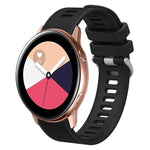 Cinturino per orologio in silicone tinta unita twill da 20 mm, For Samsung Galaxy Watch4 Classic 42mm, For Samsung Galaxy Watch Active 2