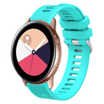 Cinturino per orologio in silicone tinta unita twill da 20 mm, For Samsung Galaxy Watch4 Classic 42mm, For Samsung Galaxy Watch Active 2