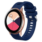 Cinturino per orologio in silicone tinta unita twill da 20 mm, For Samsung Galaxy Watch4 Classic 42mm, For Samsung Galaxy Watch Active 2