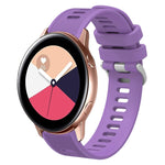Cinturino per orologio in silicone tinta unita twill da 20 mm, For Samsung Galaxy Watch4 Classic 42mm, For Samsung Galaxy Watch Active 2