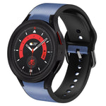 Cinturino in pelle adesiva in silicone da 20 mm, For Samsung Galaxy Watch 5 40mm, For Samsung Galaxy Watch 5 44mm