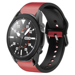 Cinturino in pelle adesiva in silicone da 20 mm, For Samsung Galaxy Watch 5 Pro 45mm, For Samsung Galaxy Watch 4 40mm